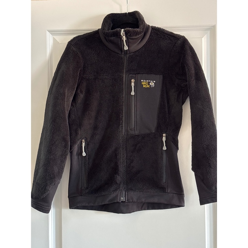 Mountain Hardwear Polartec Thermal Pro Full Zip Fleece Jacket Black Small